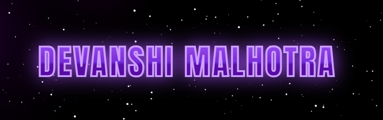 Neon space banner